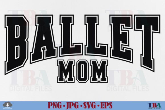 Ballet Mom SVG Review: Varsity Design for Embroidery