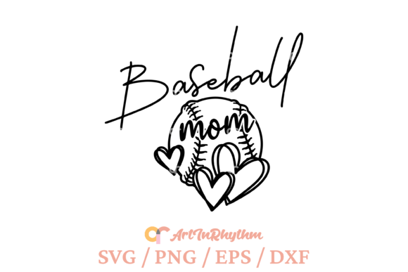 Baseball Mom Svg, Sport Mom Shirt Graphics and T-Shirt Designs