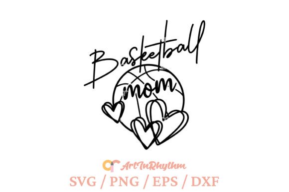 Basketball Mom Svg, Sport Mom Shirt Graphics and T-Shirt Designs