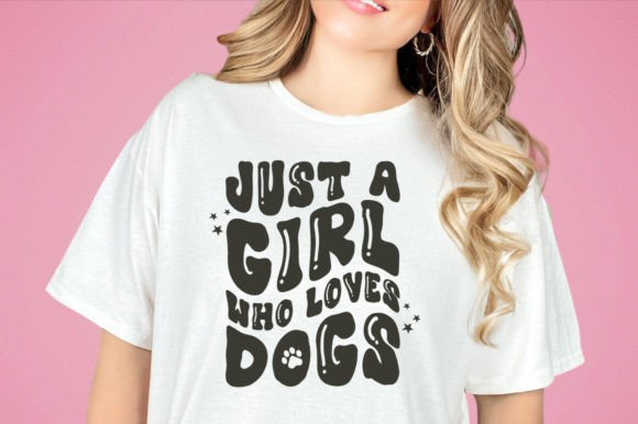 Dog Girl Mama Mom Svg Png Retro Paw Graphics and T-Shirt Designs