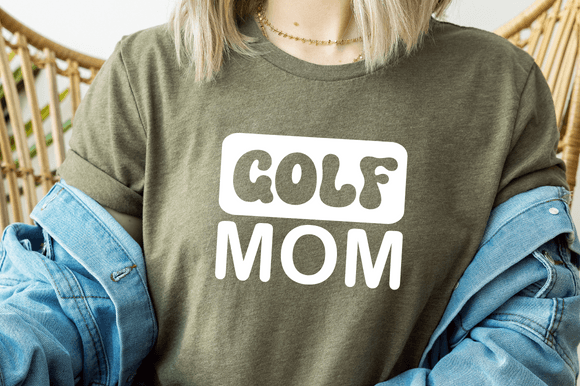 Golf Mom SVG, Golf Mom PNG Graphics and T-Shirt Designs