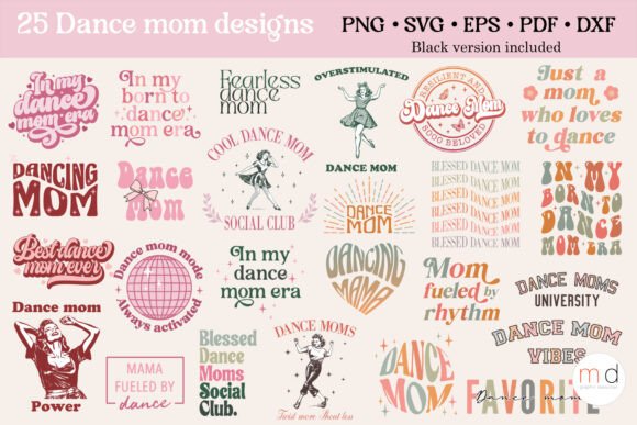 Retro Dance Mom Svg Bundle Review