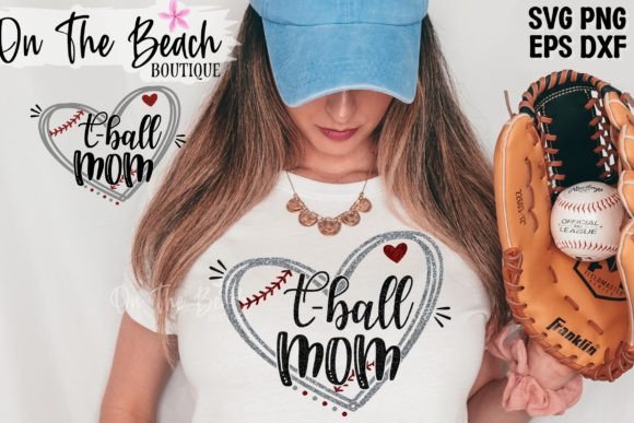 T-Ball MOM SVG - PNG with Glitter Review