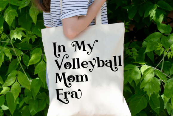 Volleyball Mom SVG in My Volleyball Mom Graphics and T-Shirt Designs