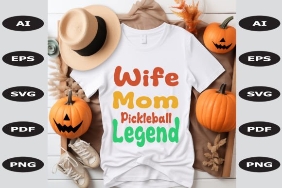 Wife Mom Pickleball Legend T-Shirt Graphics Review